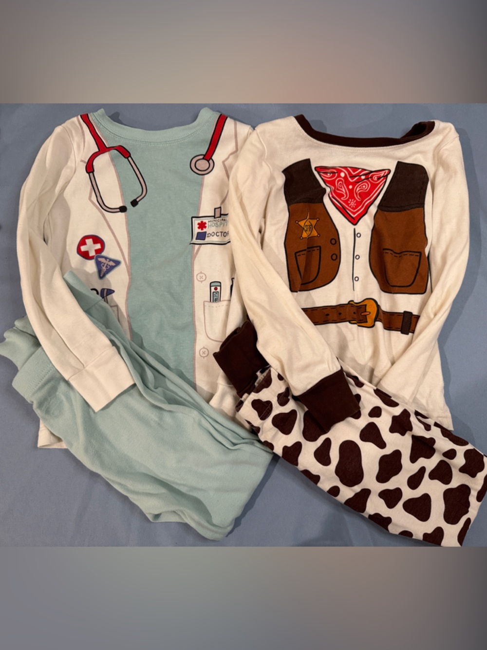 Cowboy & Doctor Costume Pajama Set